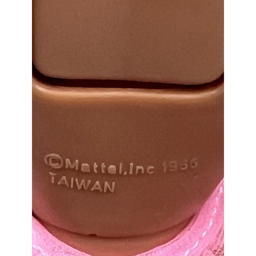 Vtg Mattel Barbie 1966 Taiwan Blonde Blue Eyes Pink Outfit Button On Back - Picture 4 of 9